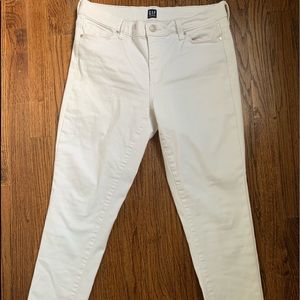 GAP White Denim Jeans